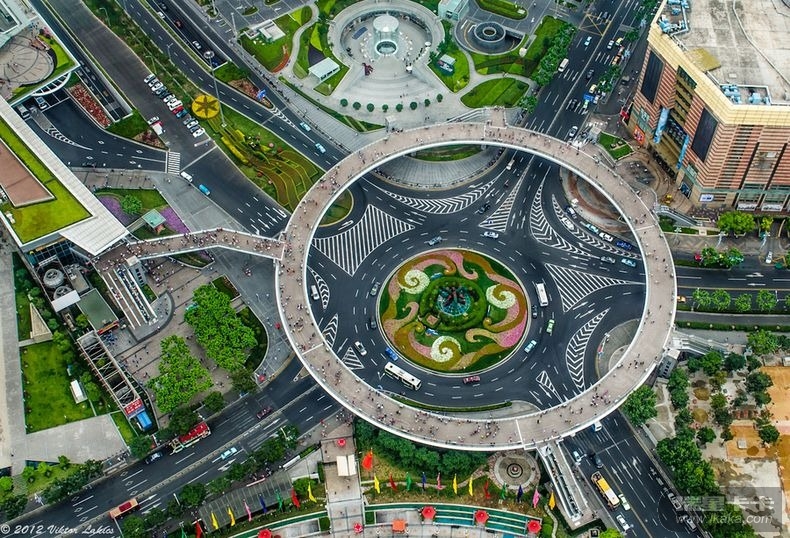 上海浦东新区陆家嘴(陆家嘴)人行天桥